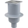 Alcaplast Kratka ściekowa 105x105/50 mm, odpływ pionowy, kratka nierdzewna, syfon mokry, APV2