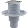 Alcaplast Kratka ściekowa 105x105/50/75 mm, odpływ pionowy, kratka nierdzewna, kombinowany syfon SMART, APV2321
