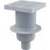 Alcaplast Kratka ściekowa 150x150/50 mm, odpływ pionowy, kratka szara, syfon mokry, APV6211