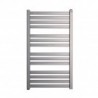 Terma Technologie Grzejnik łazienkowy MARLIN 600x600 Silver Mat WGMAR060060