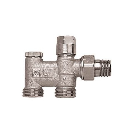 HERZ Korpus obejścia do układu dwururowego z możliwością odcięcia i regulacji 1/2xG3/4 1717501