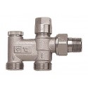 HERZ Korpus obejścia do układu dwururowego z możliwością odcięcia i regulacji 1/2xG3/4 1717501