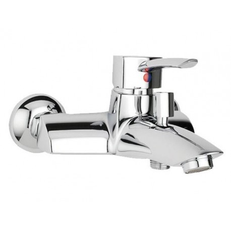 Bateria wannowa ścienna MODENA BTM1 chrom Ferro